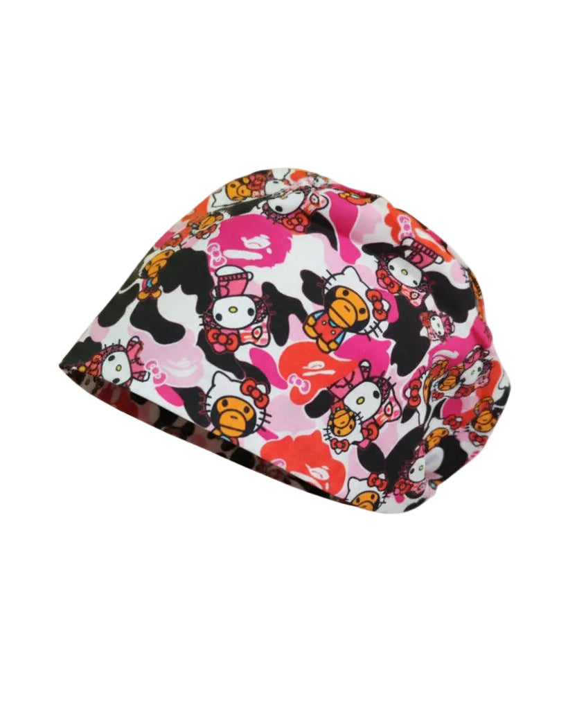 BAPE X HELLO KITTY Skull Cap (Pink)
